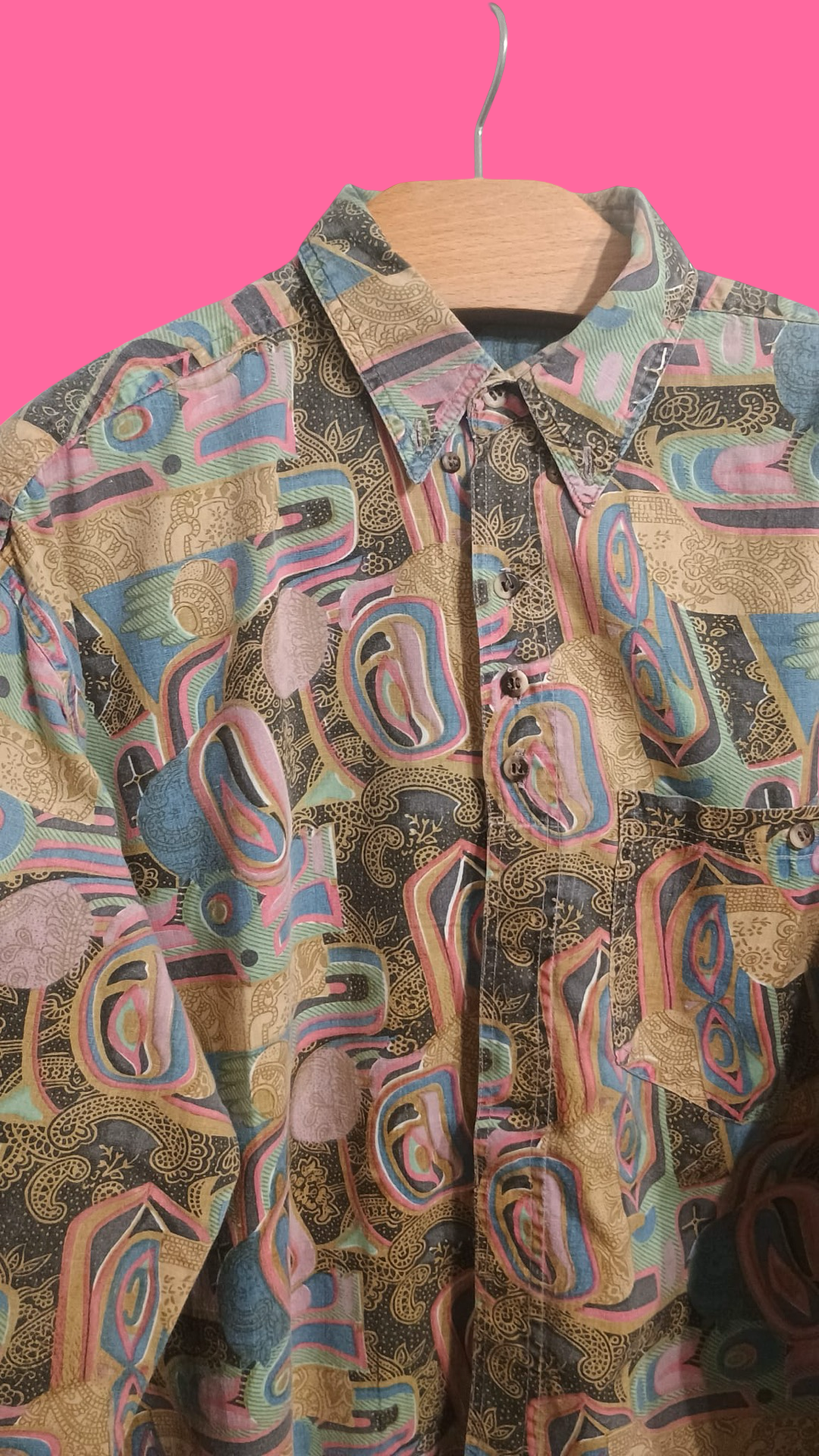 Vintage Multicolor Fantasy 90's Shirt Unisex Size L