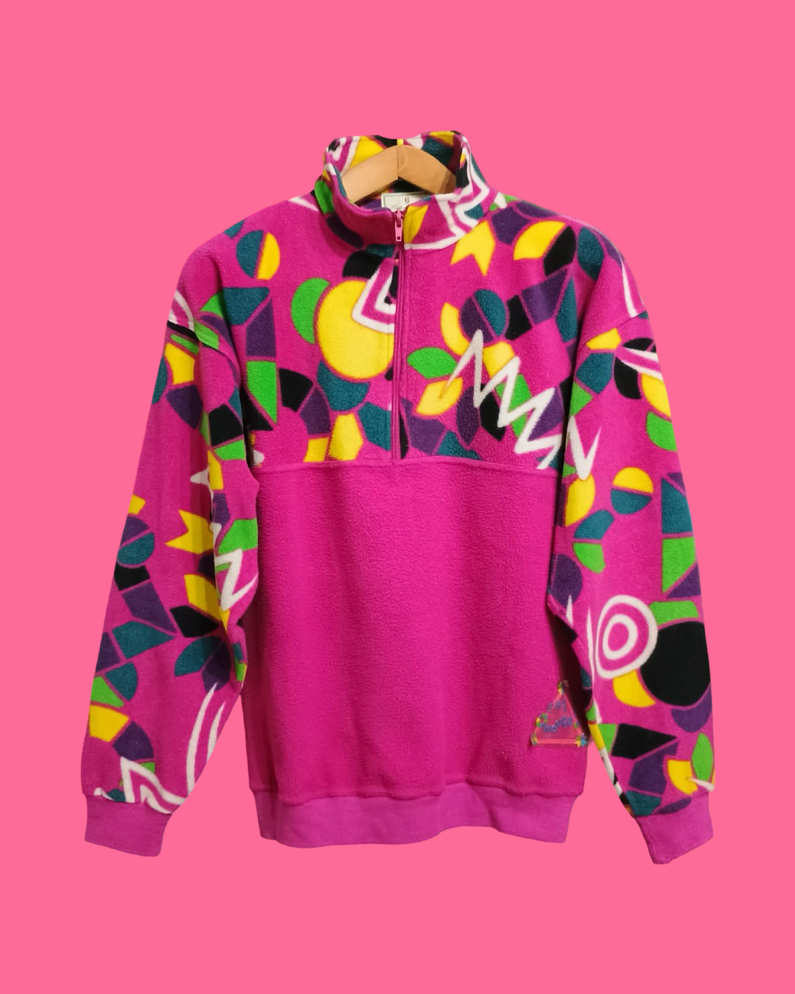 Pile Vintage Multicolor A Fantasia Anni 90 Woman Size M