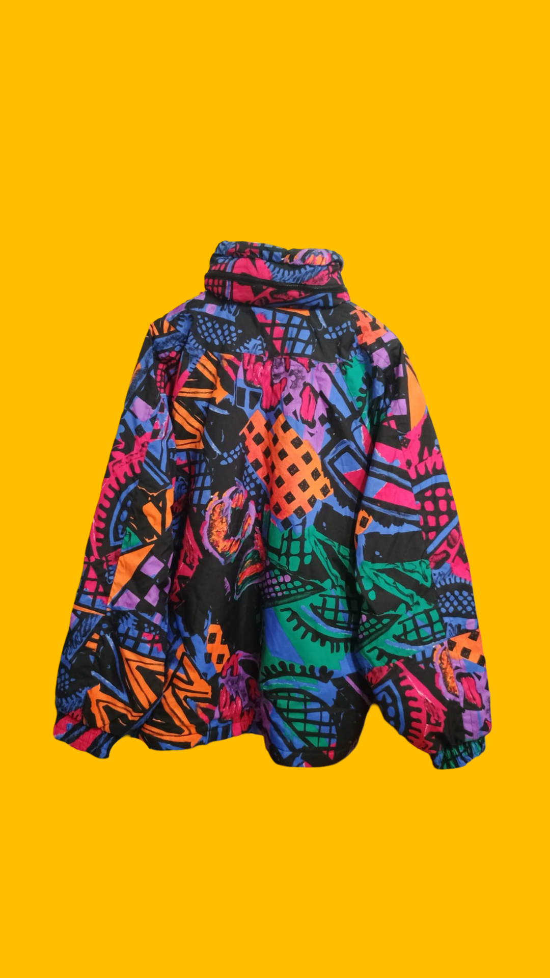 Vintage Multicolor Fantasy 90's Winter Jacket Unisex Size XL