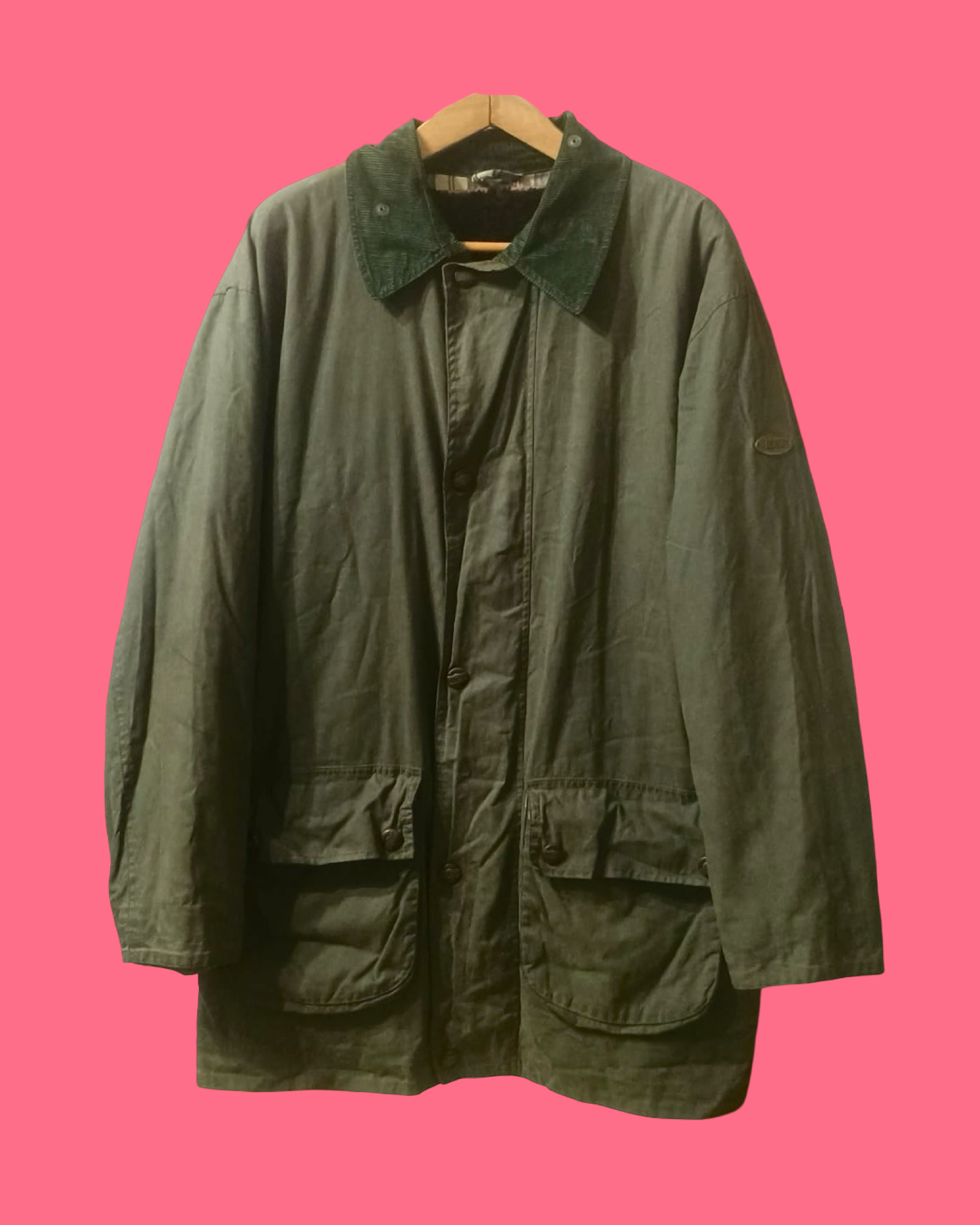 Vintage Green 90's Jacket Unisex Size L