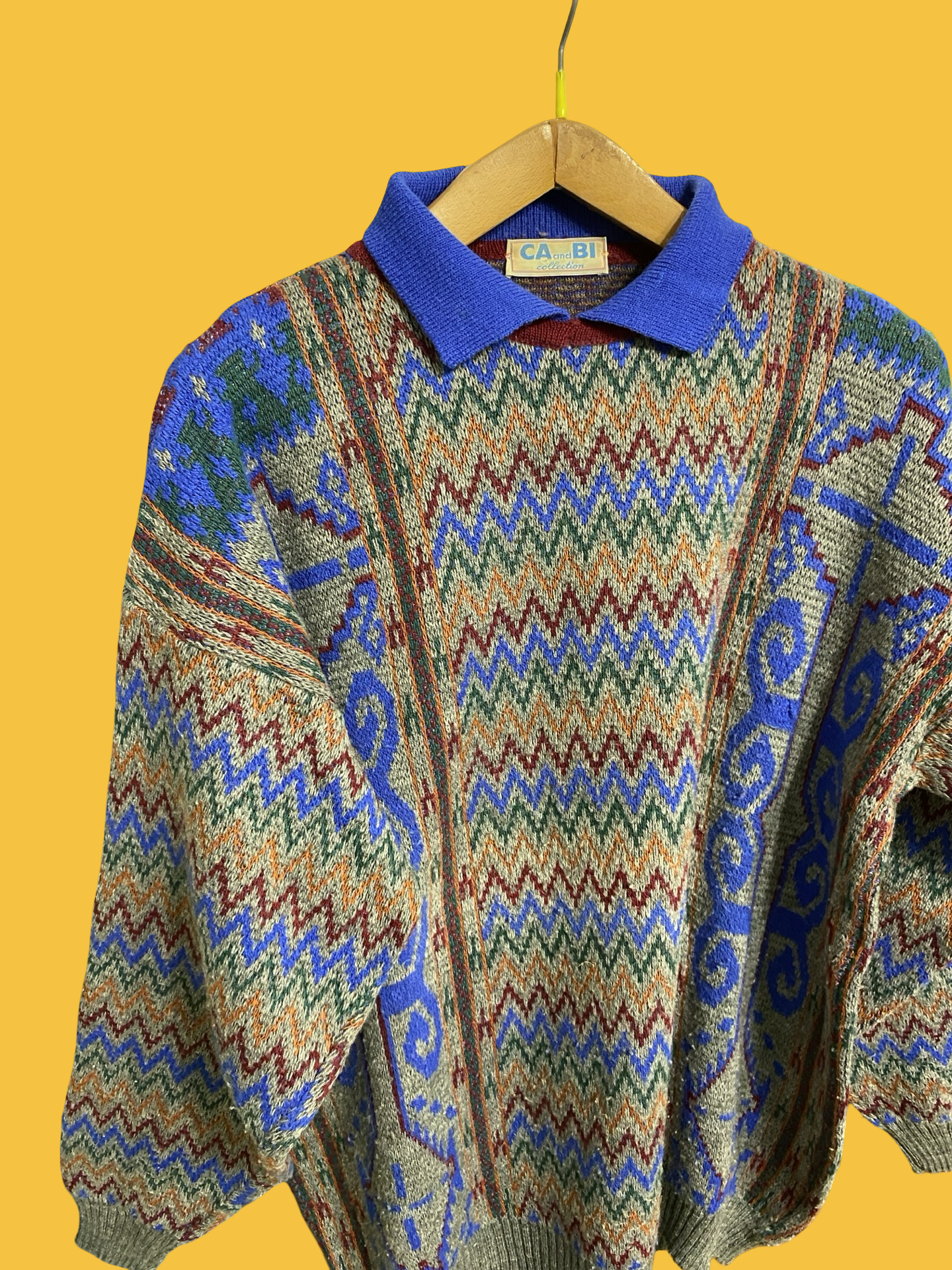 Vintage Multicolor Fantasy 90's Sweater Unisex Size XL