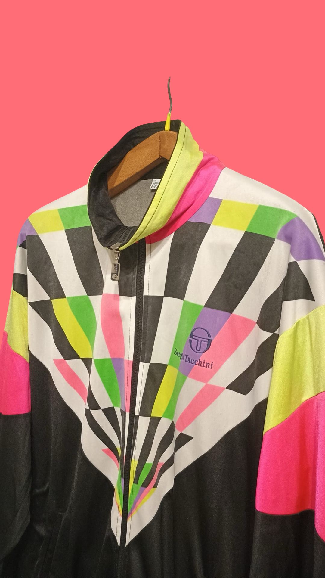 Vintage Multicolor Fantasy 90's Sergio Tacchini Sweatshirt Unisex Size L