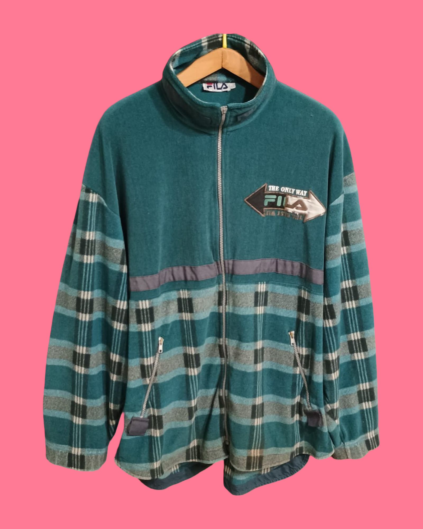 Vintage Multicolor Fantasy 90's Fila Sweatshirt Unisex Size XL