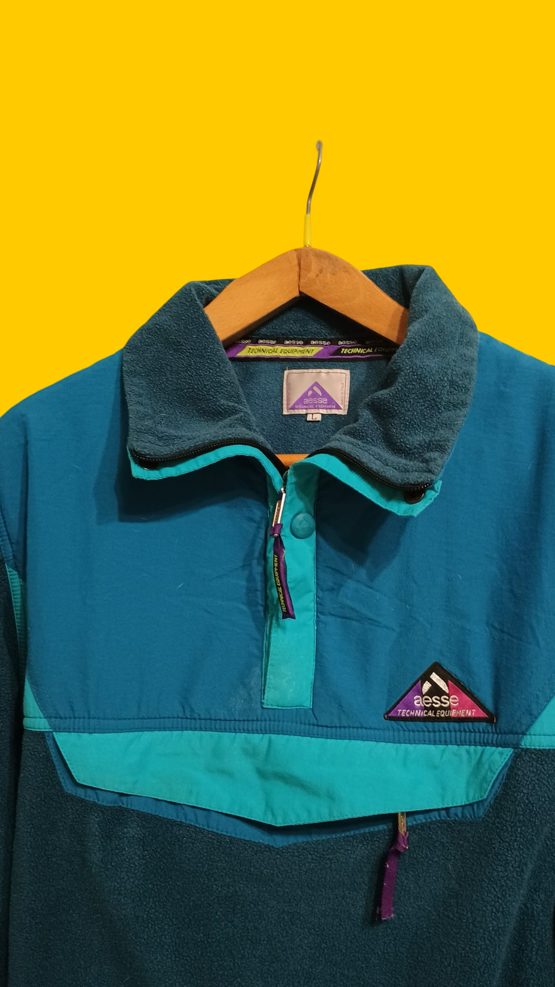 Vintage Multicolor Fantasy 90's Sweatshirt Unisex Size L