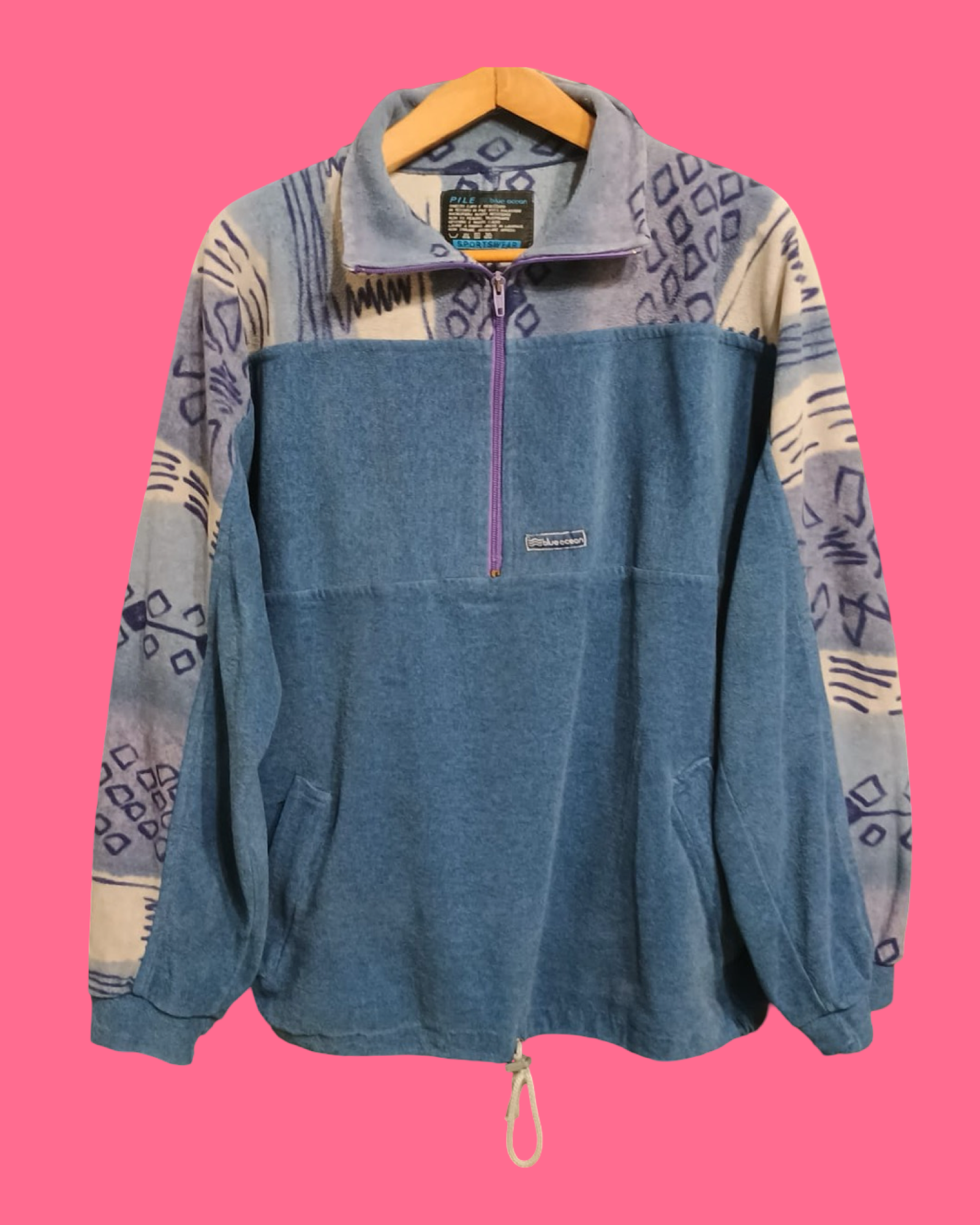Vintage Multicolor Fantasy 90's Sweatshirt Unisex Size M