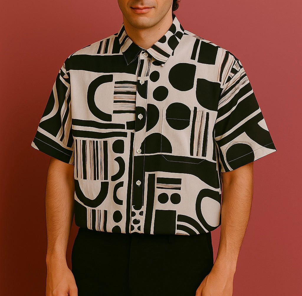 Vintage Style Multicolor Fantasy 90's Shirt Unisex Size M