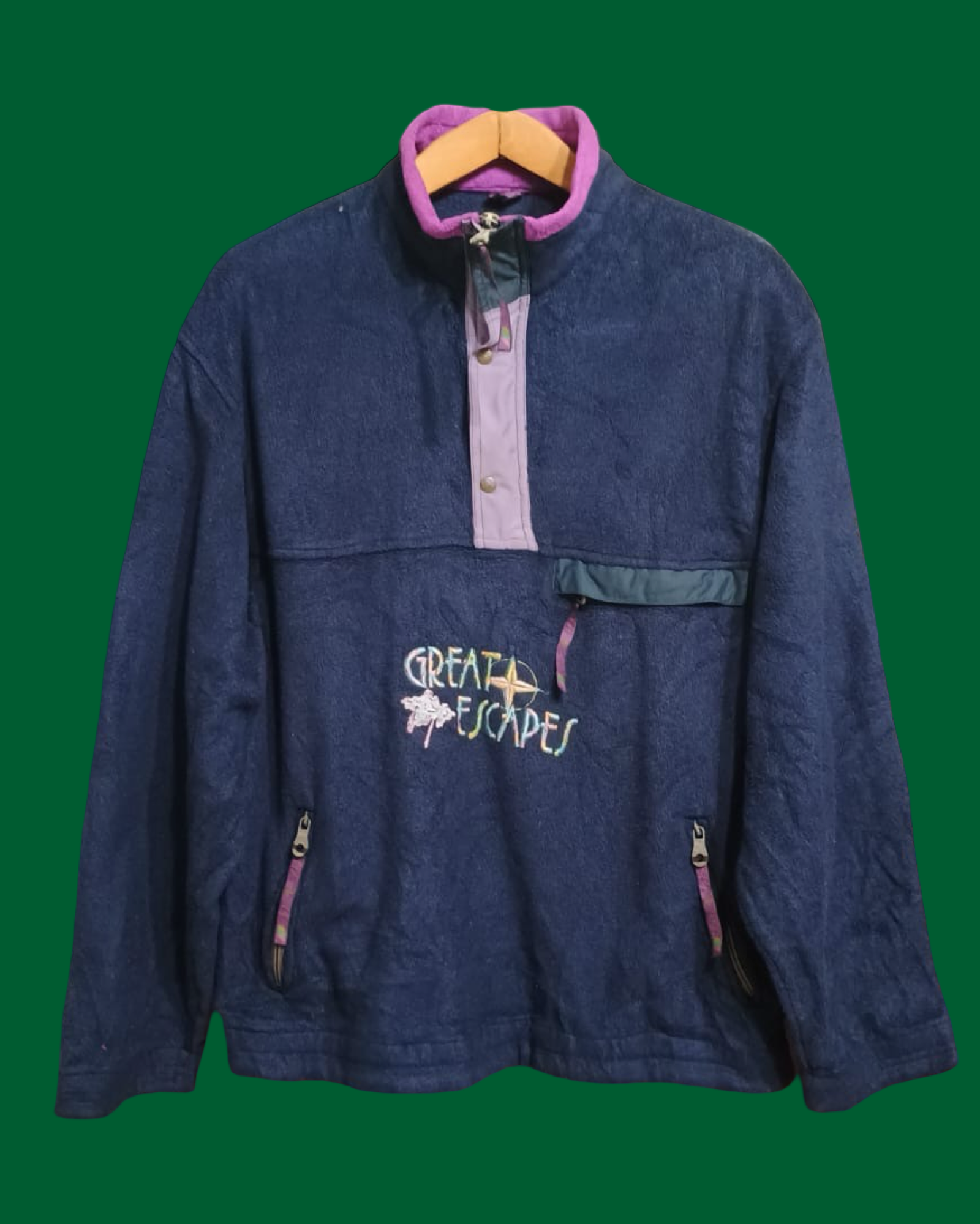 Vintage Multicolor Fantasy 90's Sweatshirt Unisex Size L