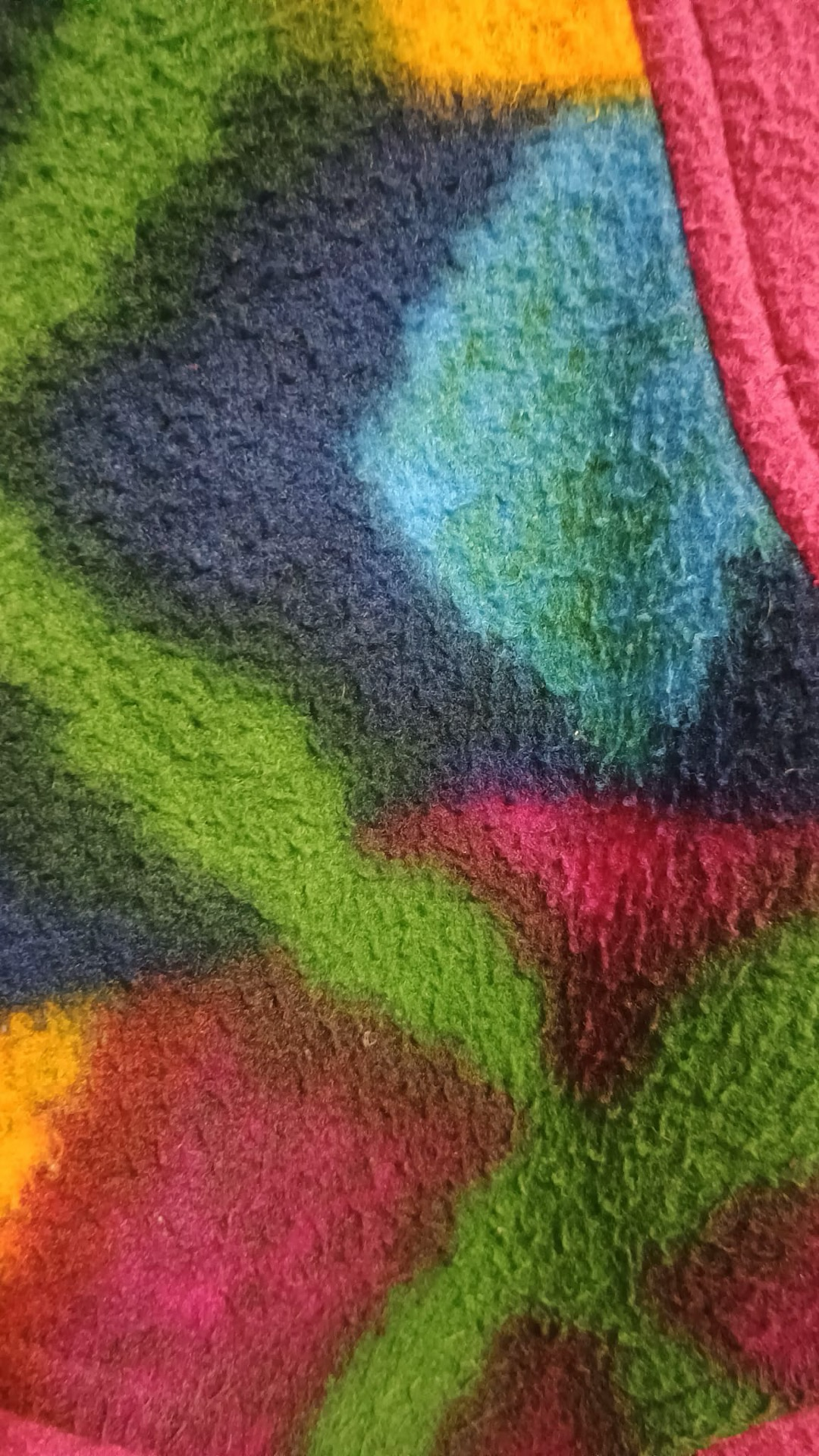 Sweatshirt Vintage Multicolor A Fantasia Anni 90 Unisex Size M