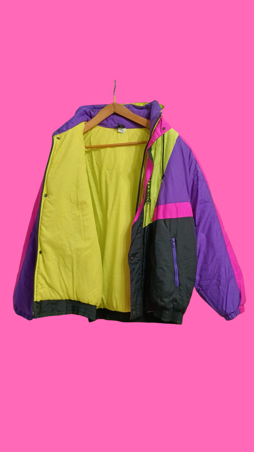 Vintage Multicolor Fantasy 90's Snow Jacket Unisex Size L
