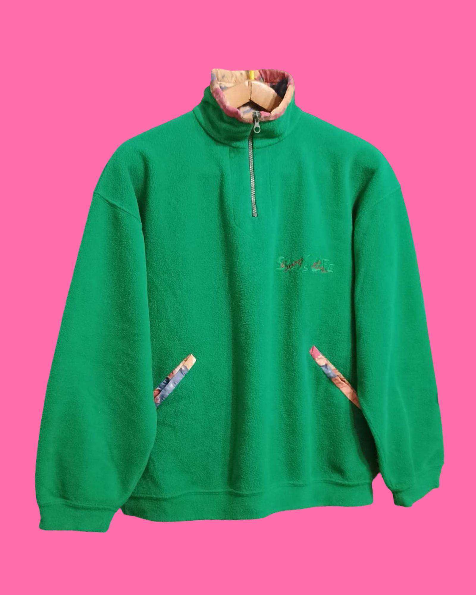 Vintage Multicolor Fantasy 90's Fleece Unisex Size M