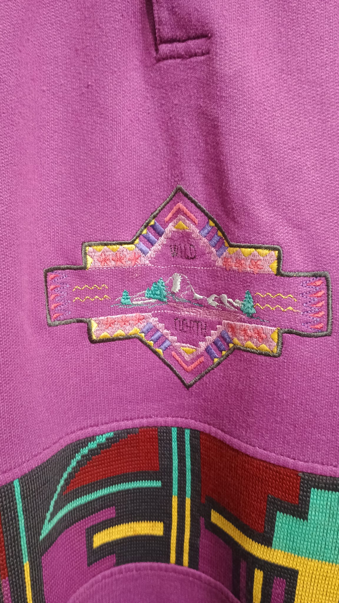 Vintage Multicolor Fantasy 90's Sweatshirt Unisex Size L