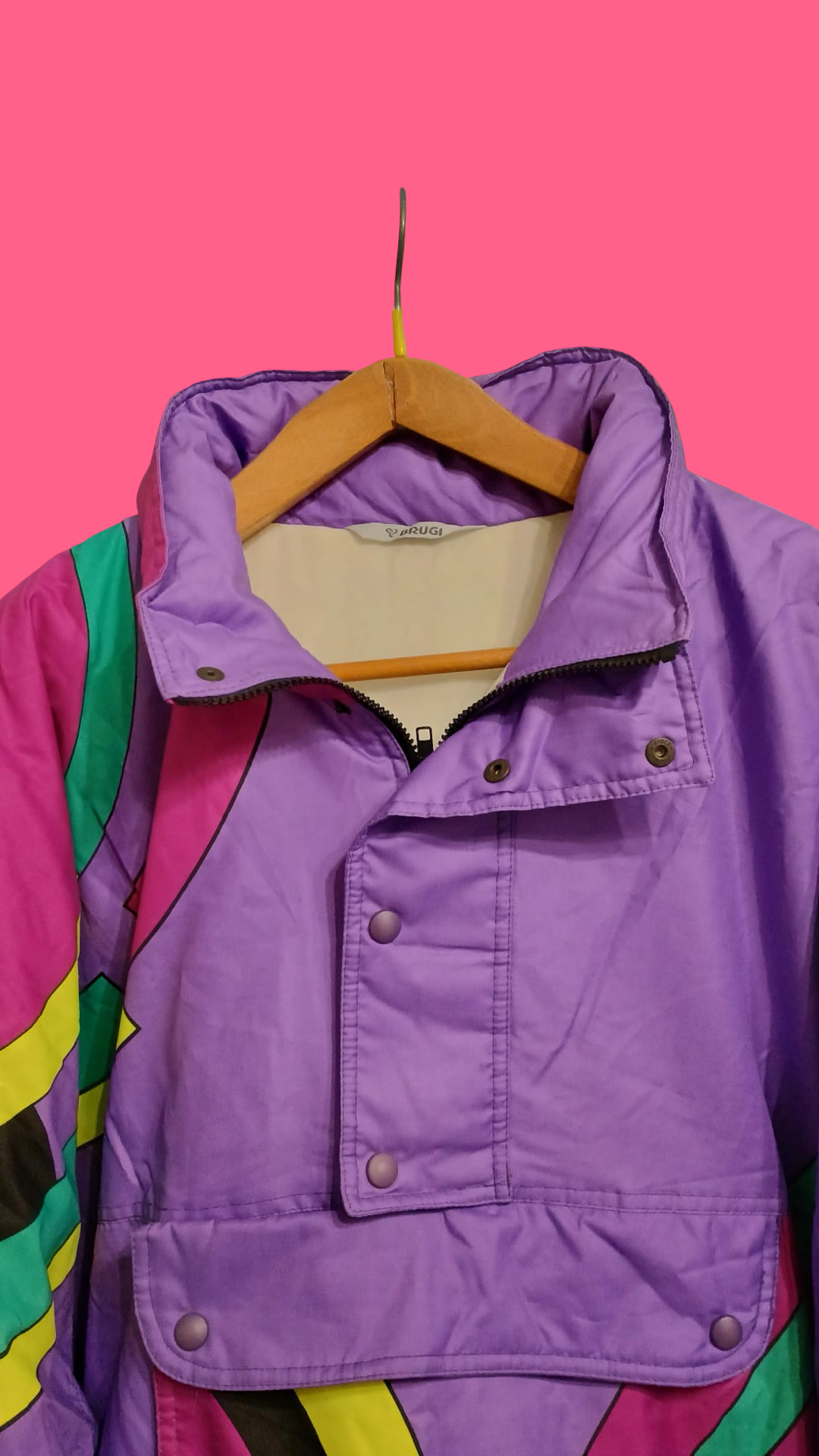 Vintage Multicolor Fantasy 90's Snow Jacket Unisex Size XL