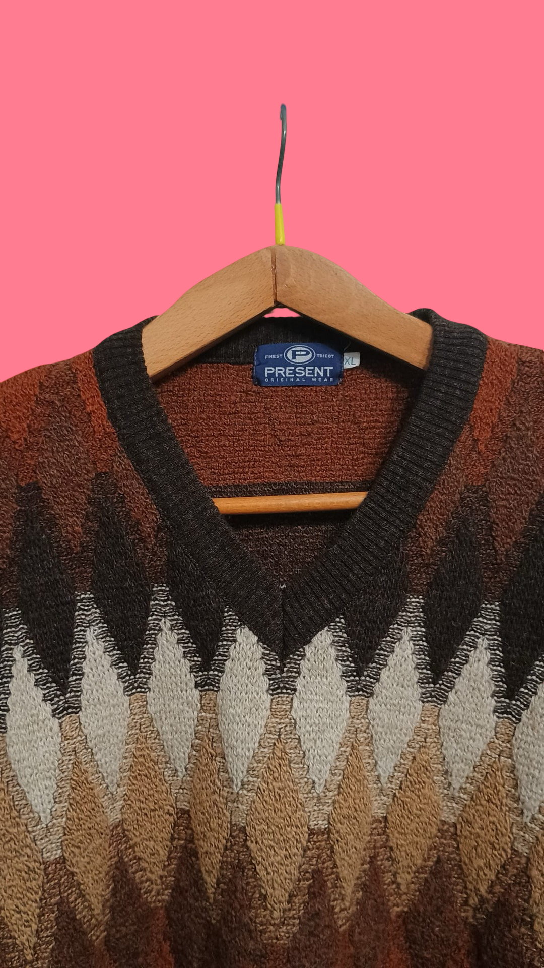 Vintage Multicolor Fantasy 90's Sweater Unisex Size XL