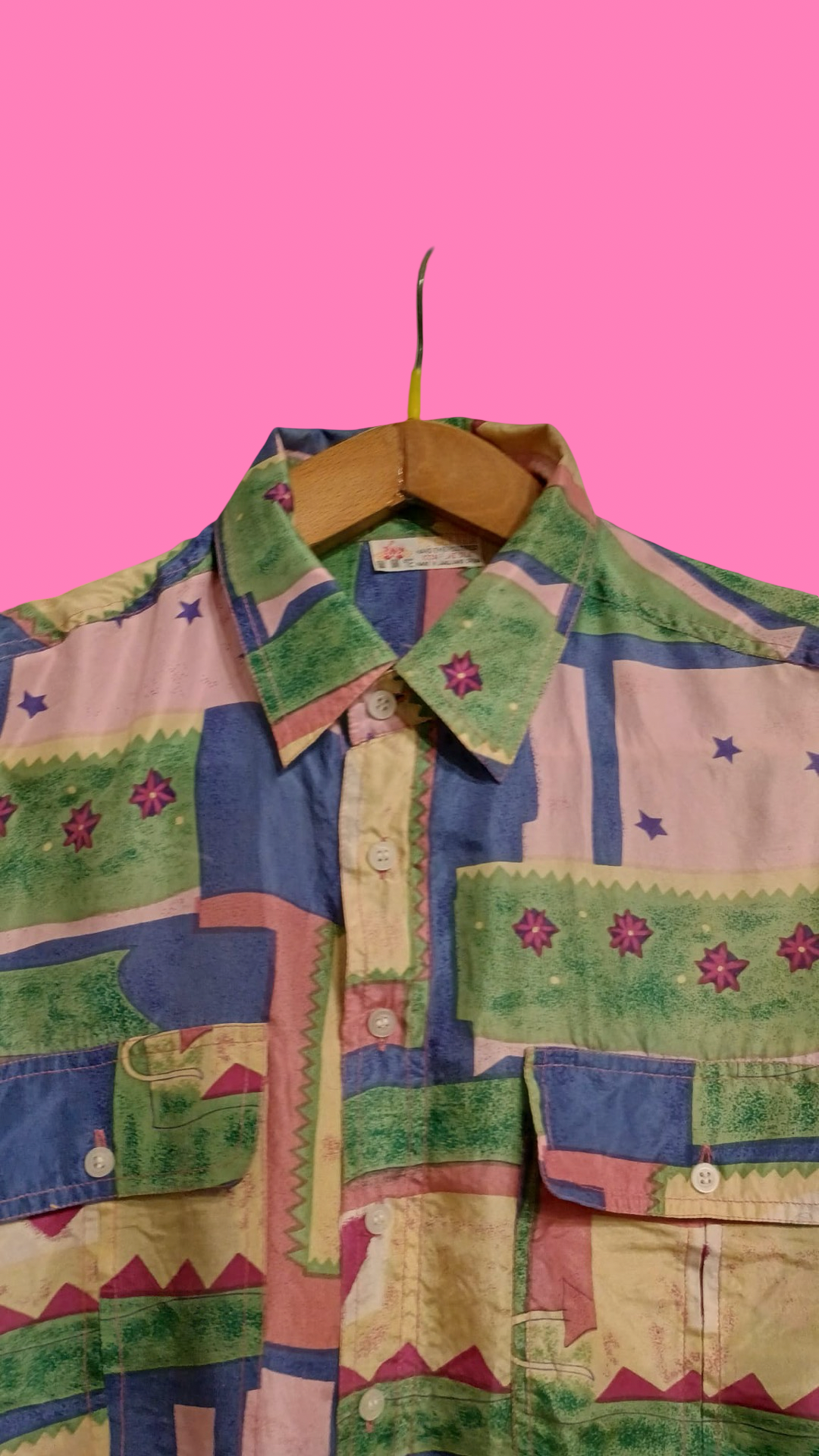 Vintage Multicolor Fantasy 90's Shirt Unisex Size M