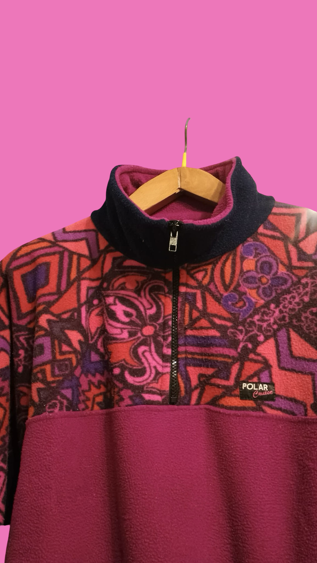 Vintage Multicolor Fantasy 90's Fleece Unisex Size XL