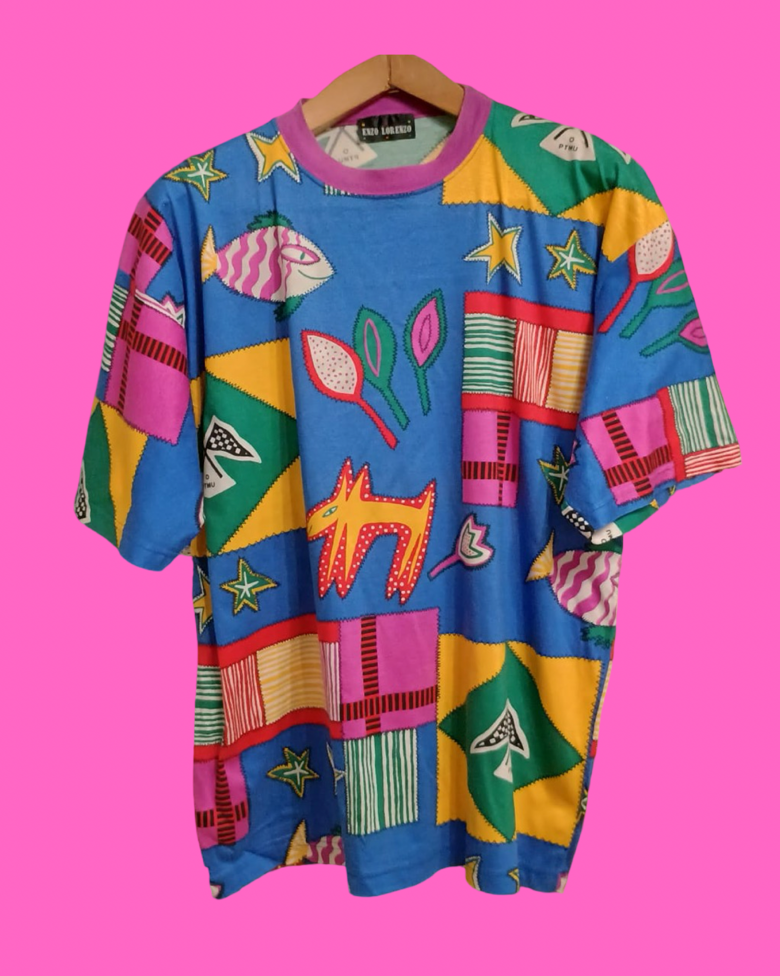 Vintage Multicolor Fantasy 90's T-Shirt Unisex Size M