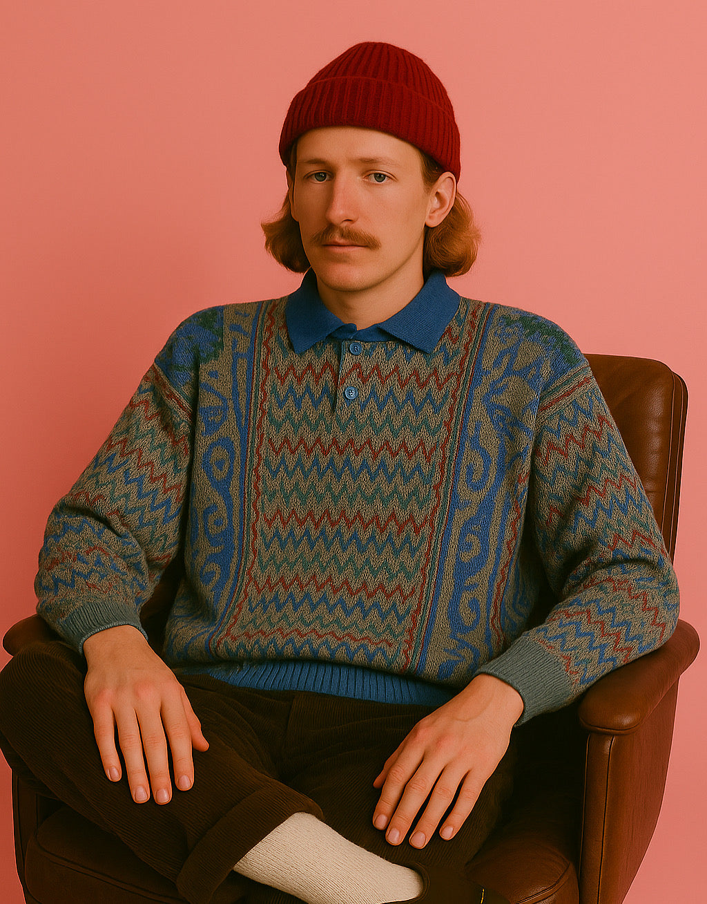 Vintage Multicolor Fantasy 90's Sweater Unisex Size XL