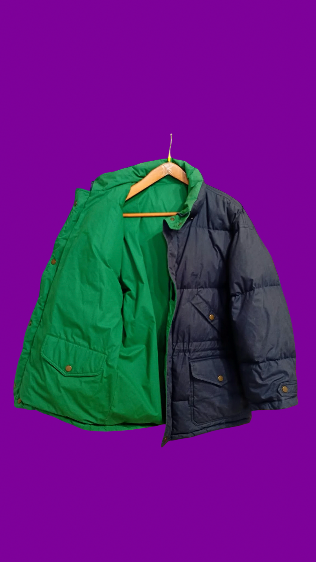 Vintage Multicolor Fantasy 90's Double Face Snow Jacket Unisex Size L
