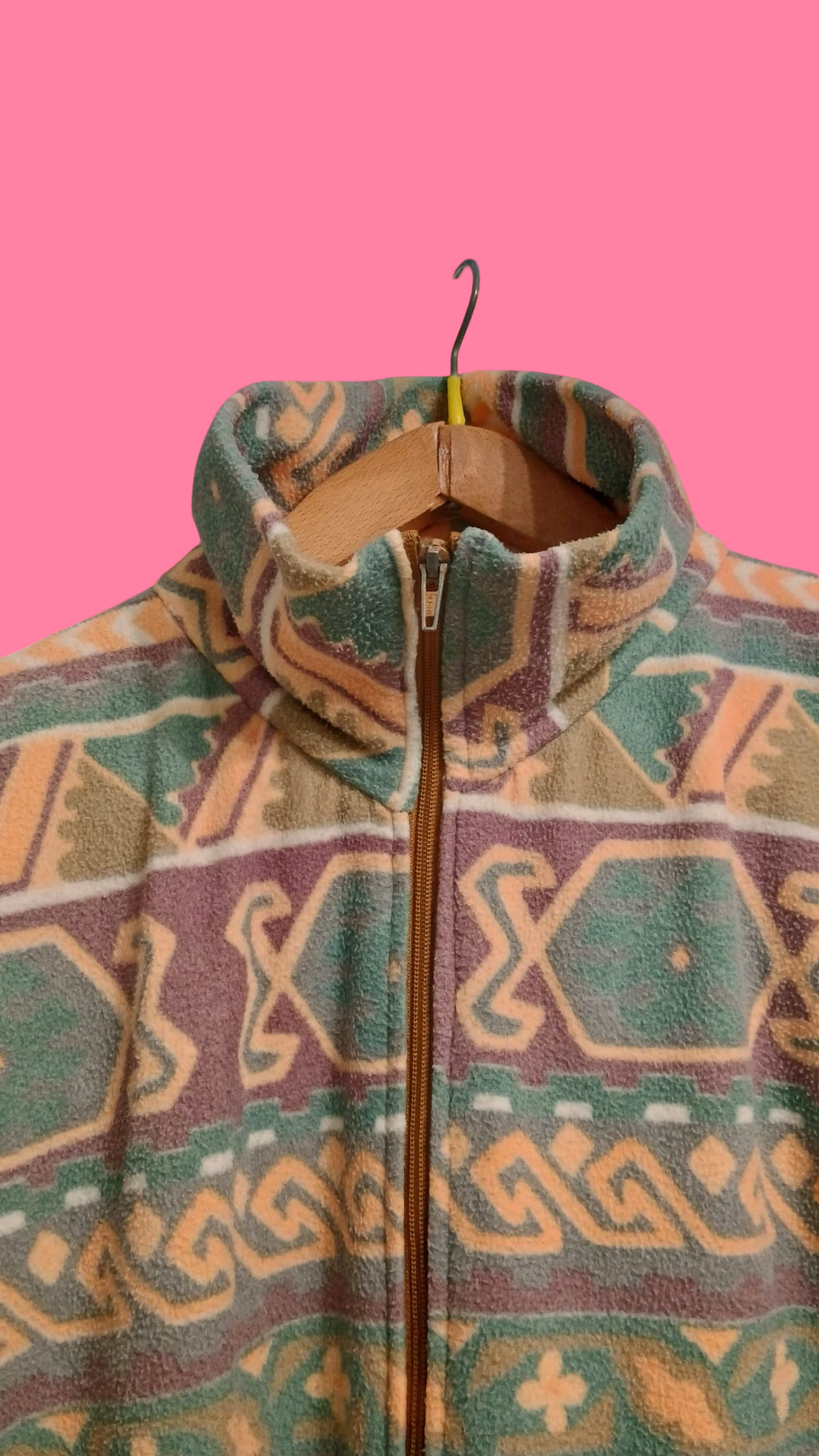 Vintage Multicolor Fantasy 90's Fleece Unisex Size M