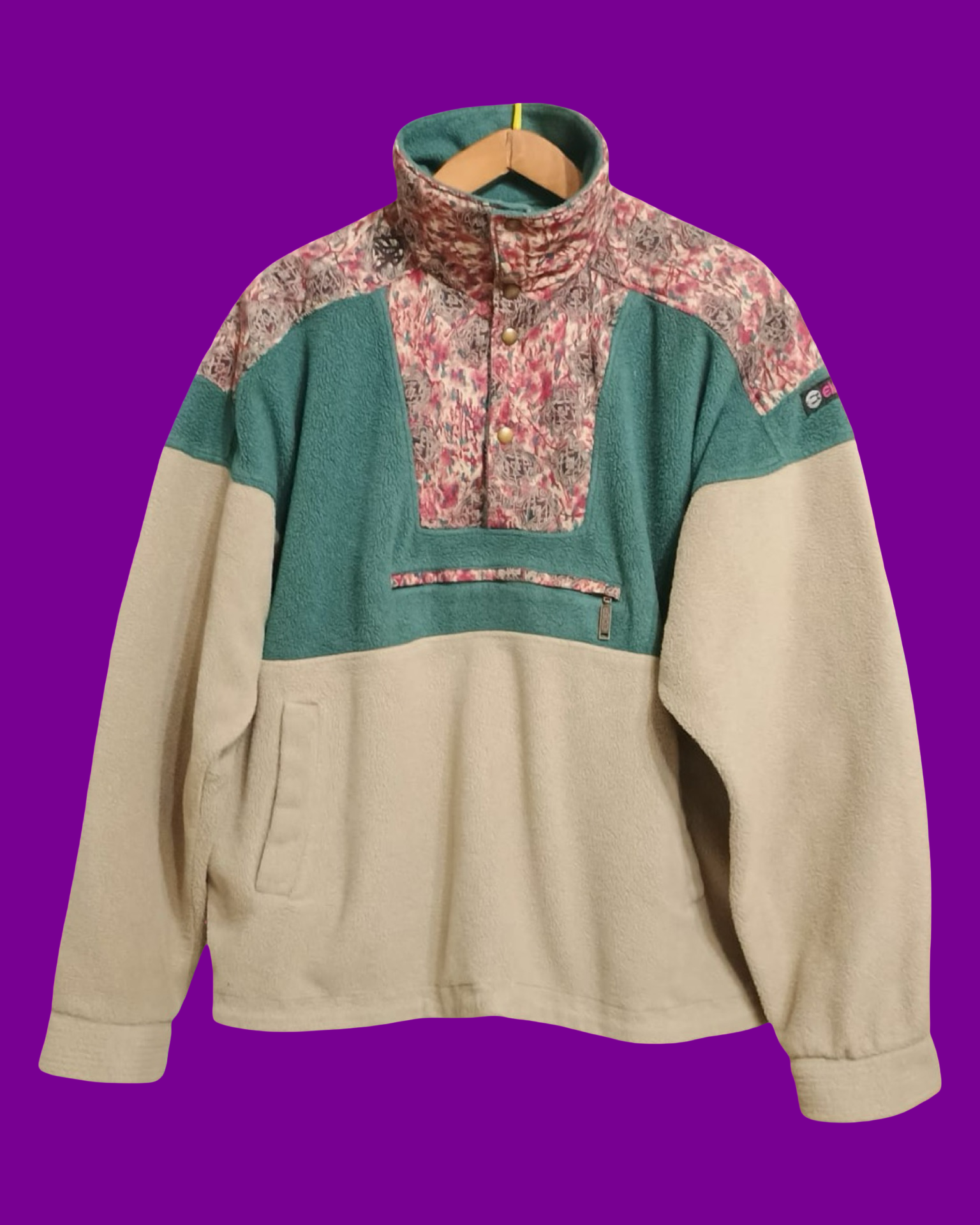 Vintage Multicolor Fantasy 90's Fleece Unisex Size M