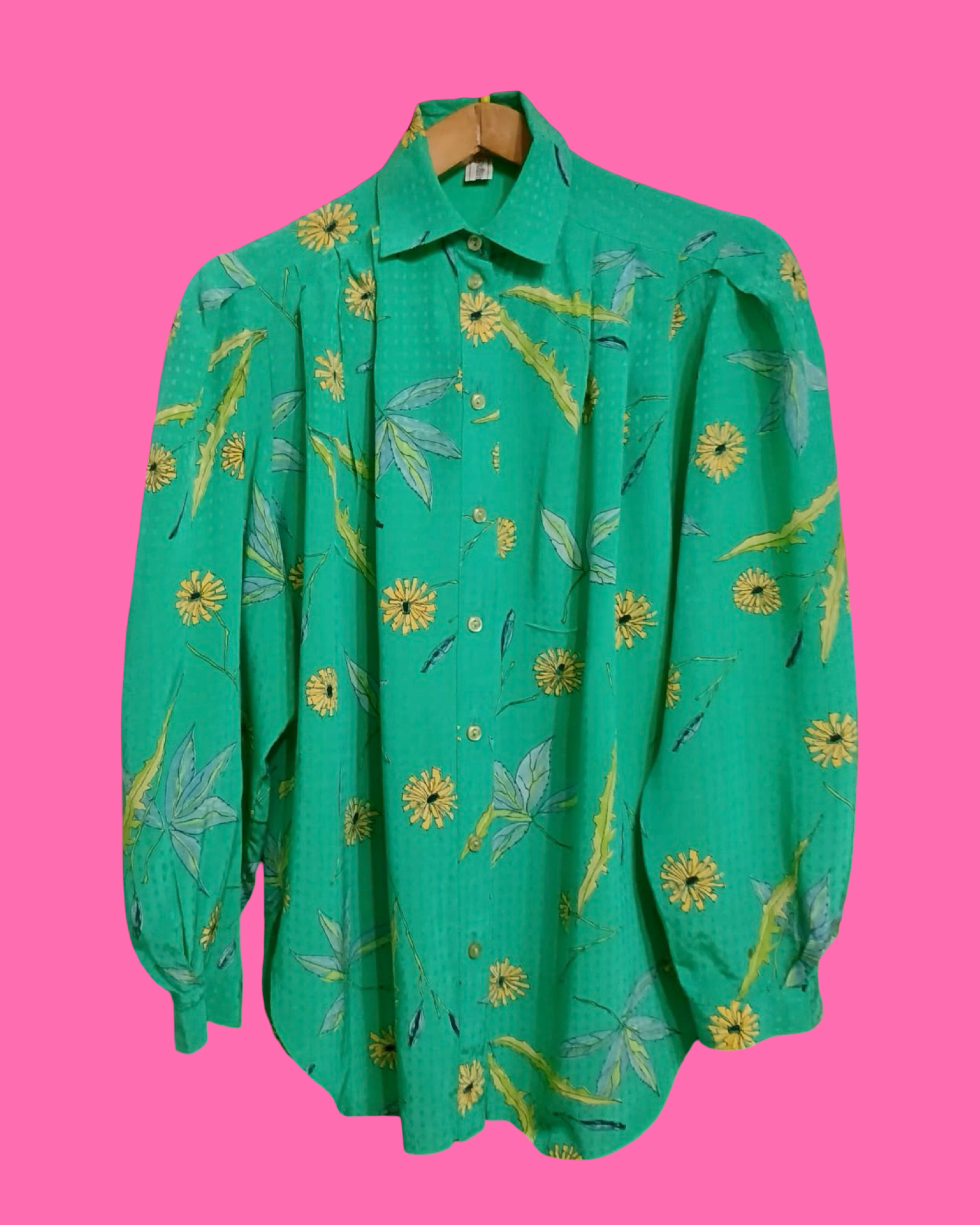 Vintage Multicolor Fantasy 90's Shirt Woman Size M