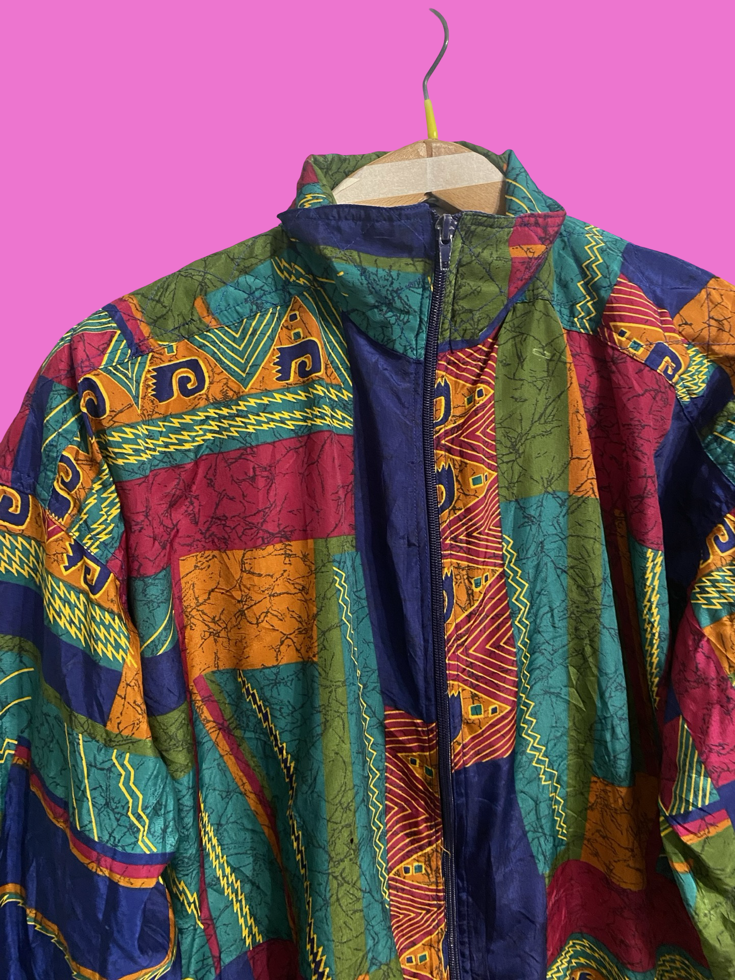 Vintage Multicolor Fantasy 90's Spring Jacket Unisex Size M