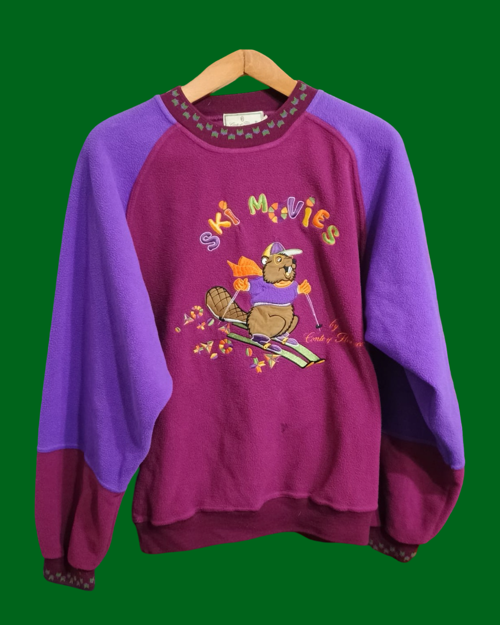 Vintage Multicolor Fantasy 90's Sweatshirt Unisex Size L