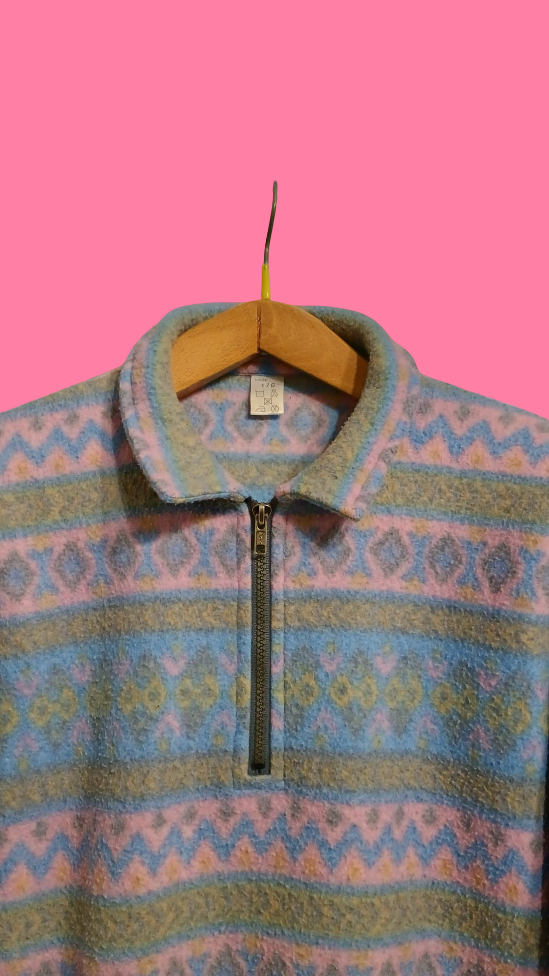 Vintage Multicolor Fantasy 90's Sweatshirt Woman Size L
