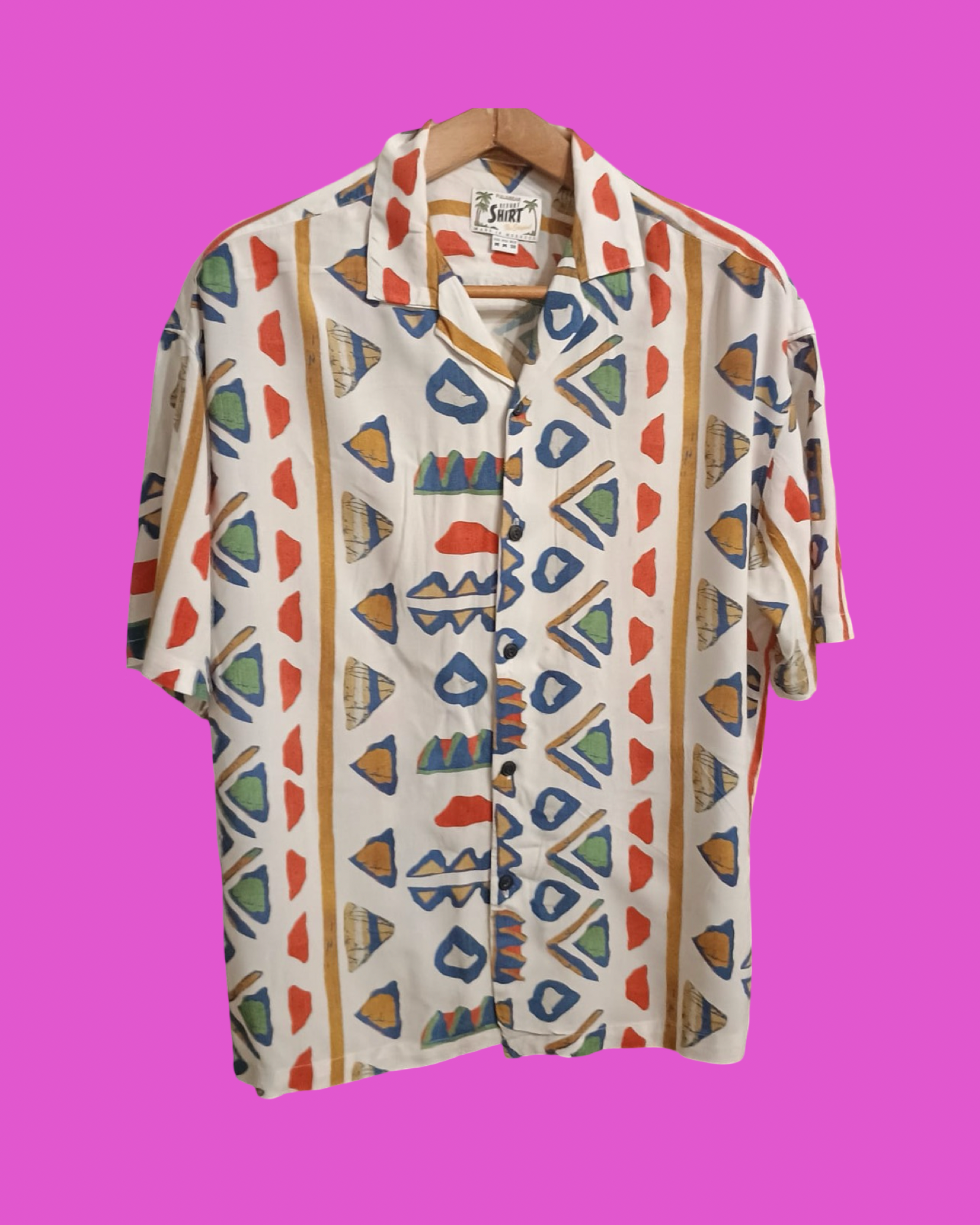 Vintage Style Multicolor Fantasy Shirt Unisex Size M