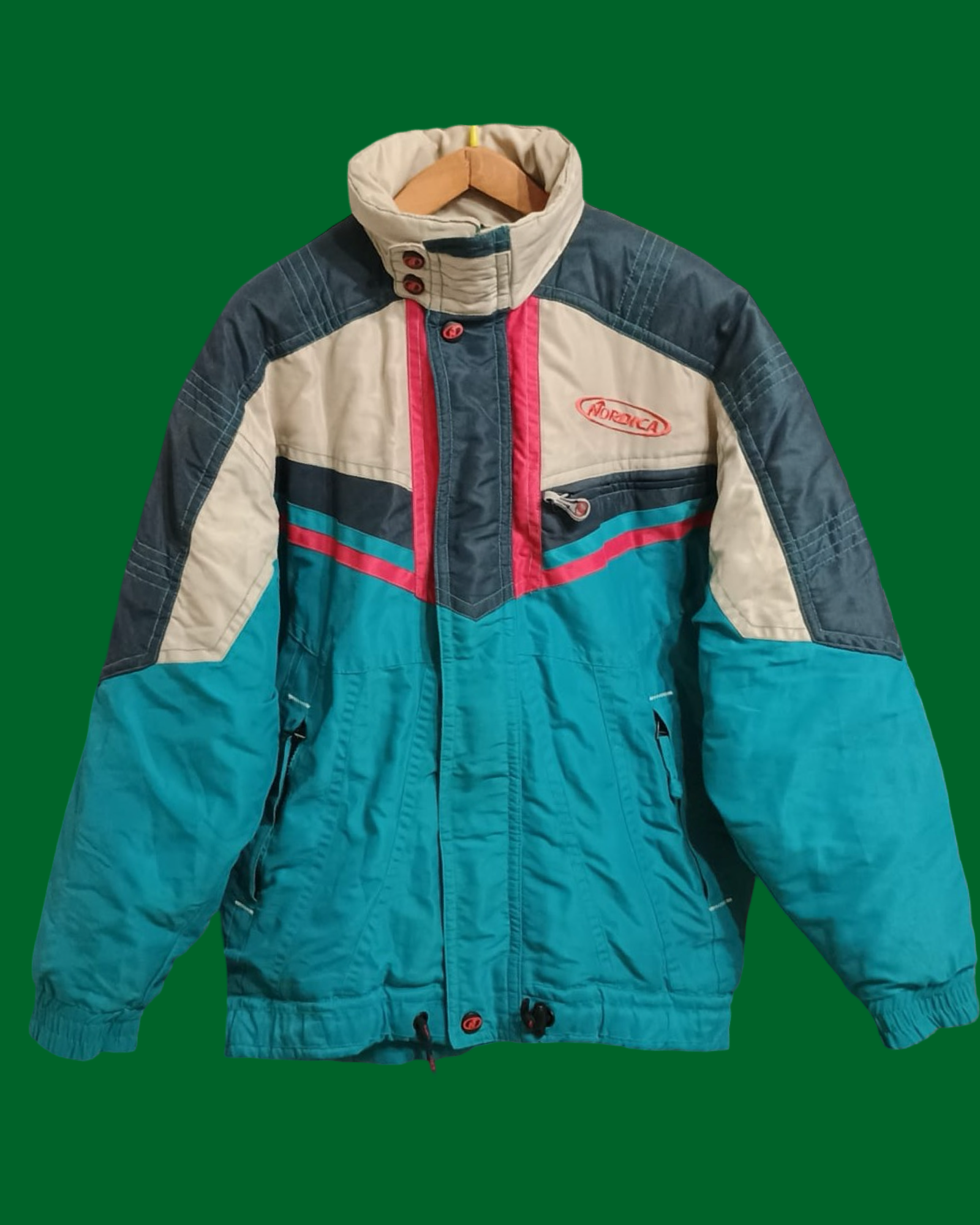 Vintage Multicolor Fantasy 90's Snow Jacket Unisex Size L