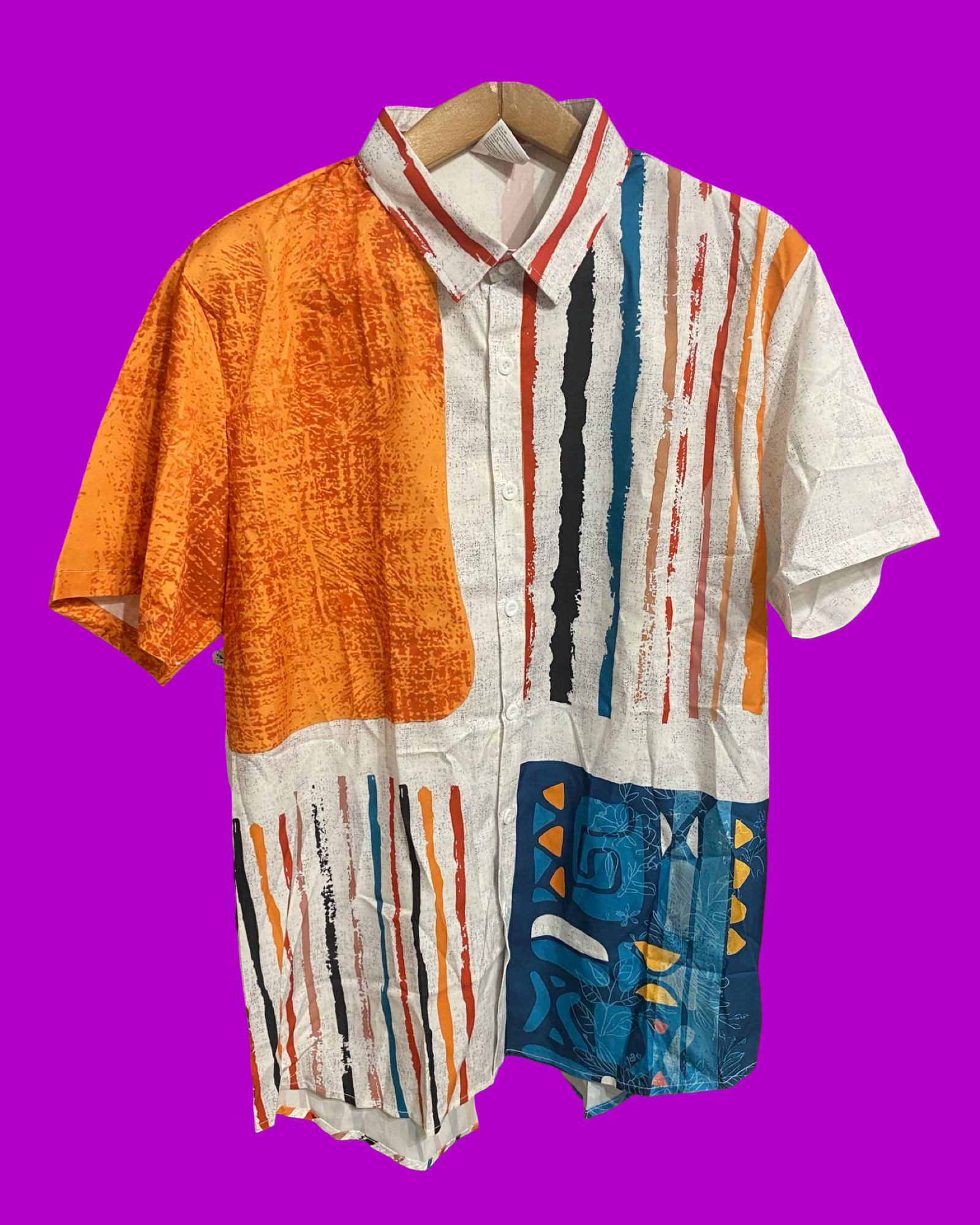 Vintage Multicolor Fantasy 90's Shirt Unisex Size L