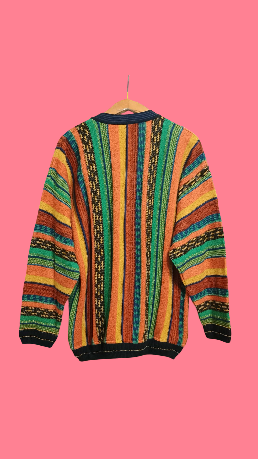 Vintage Multicolor Fantasy 90's Sweater Unisex Size L