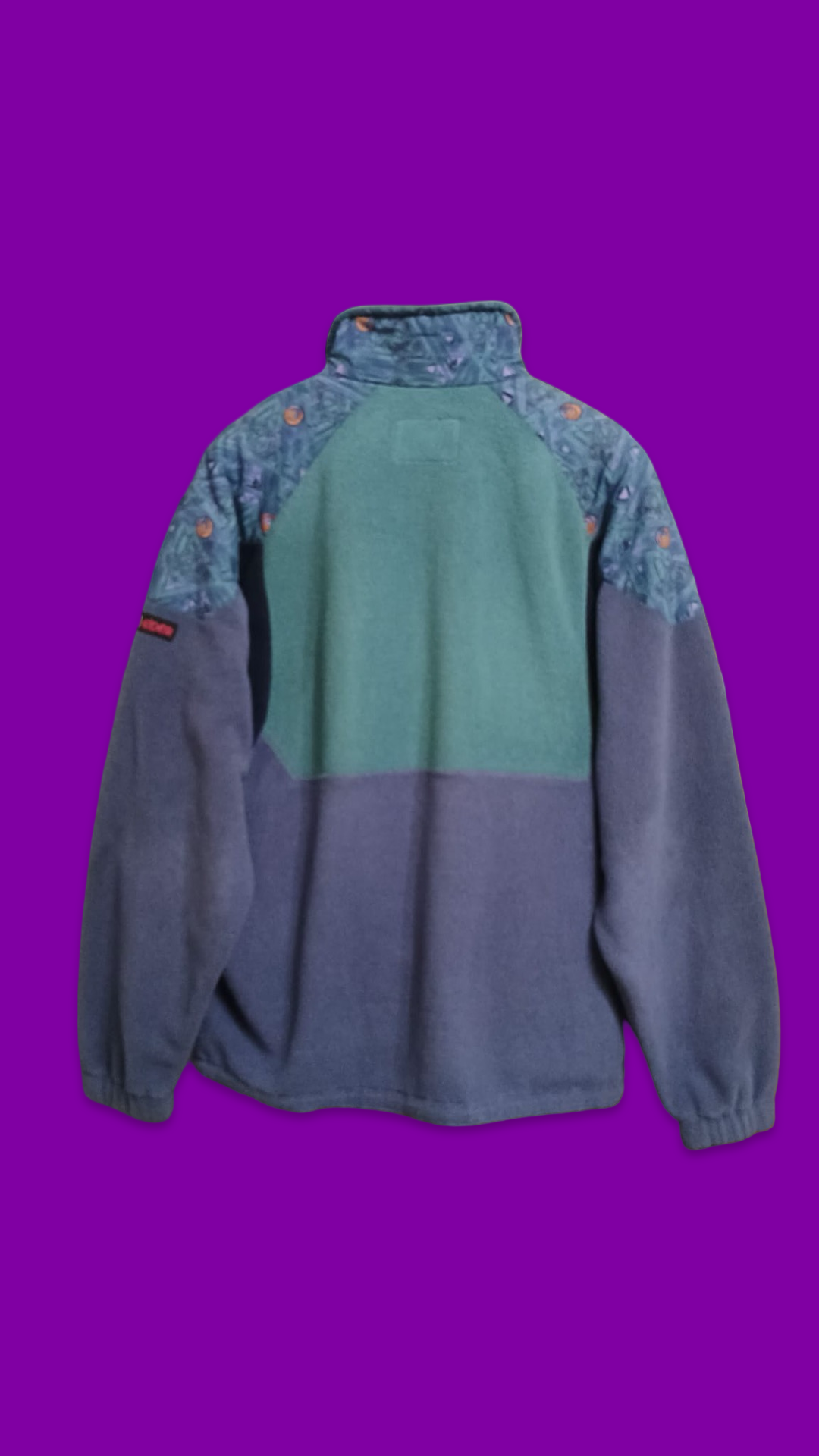 Vintage Multicolor Fantasy 90's Fleece Unisex Size L