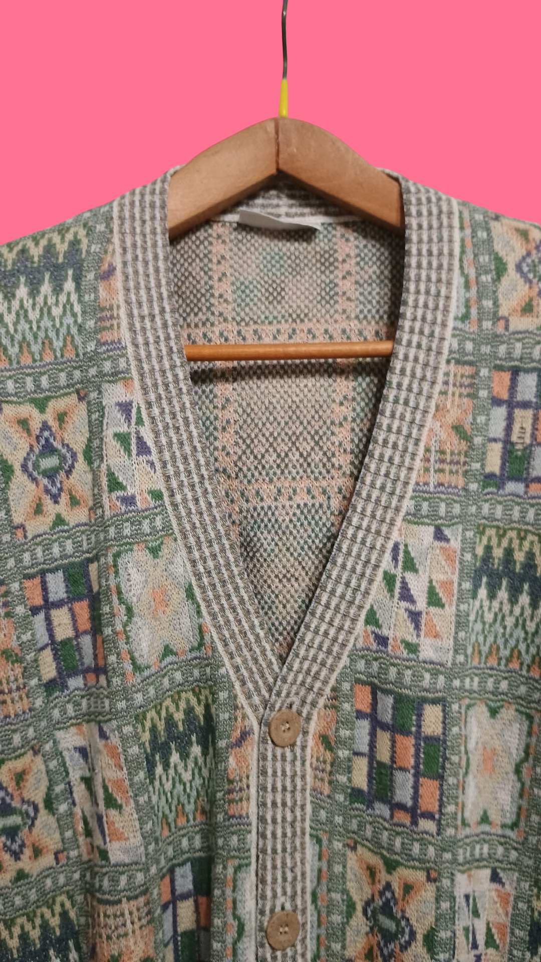 Vintage Multicolor Fantasy 90's Sweater Unisex Size L