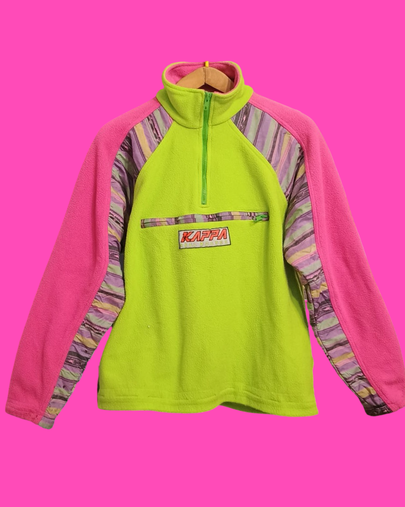 Vintage Multicolor Fantasy 90's Fleece Unisex Size S
