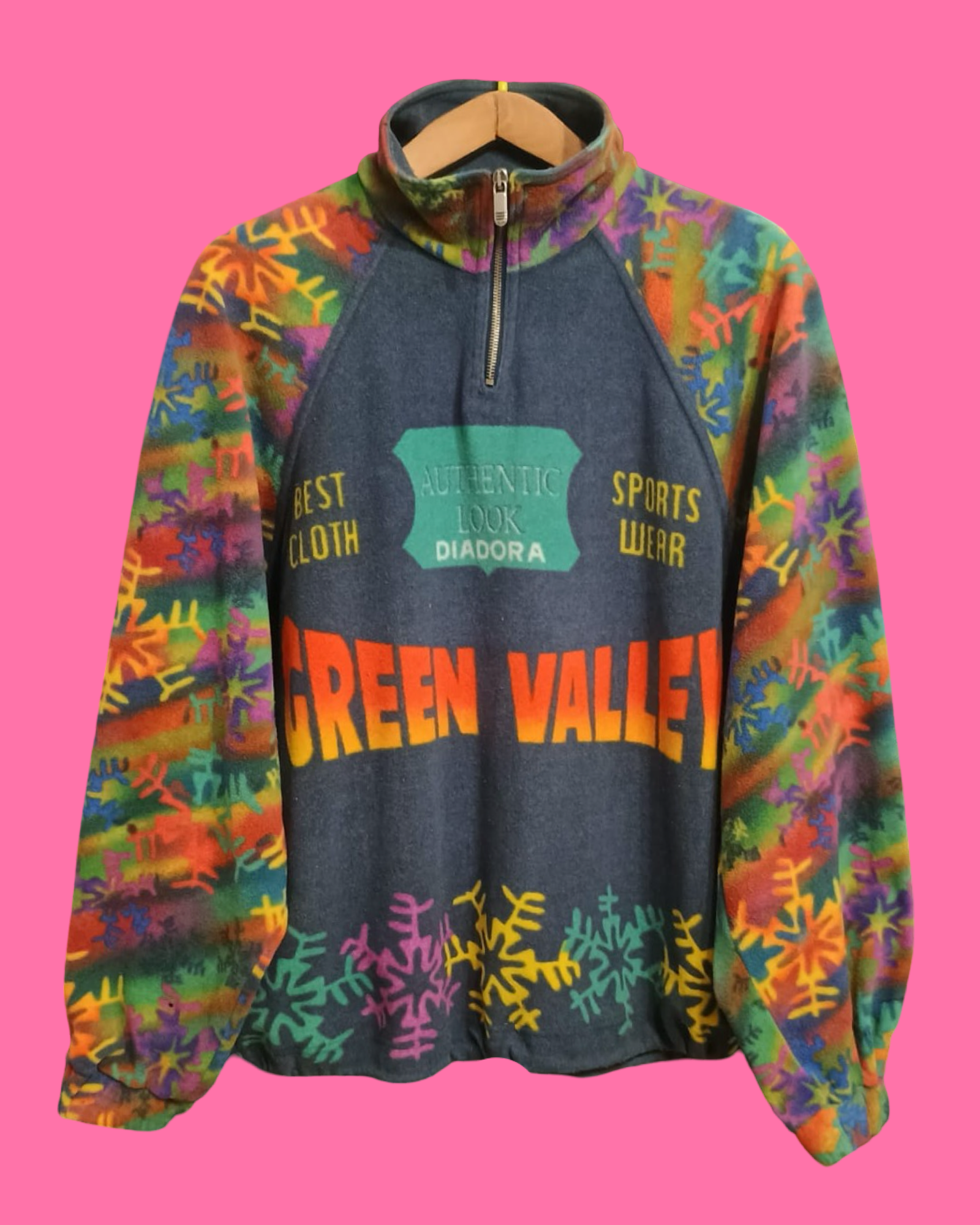 Vintage Multicolor Fantasy 90's Sweatshirt Unisex Size L