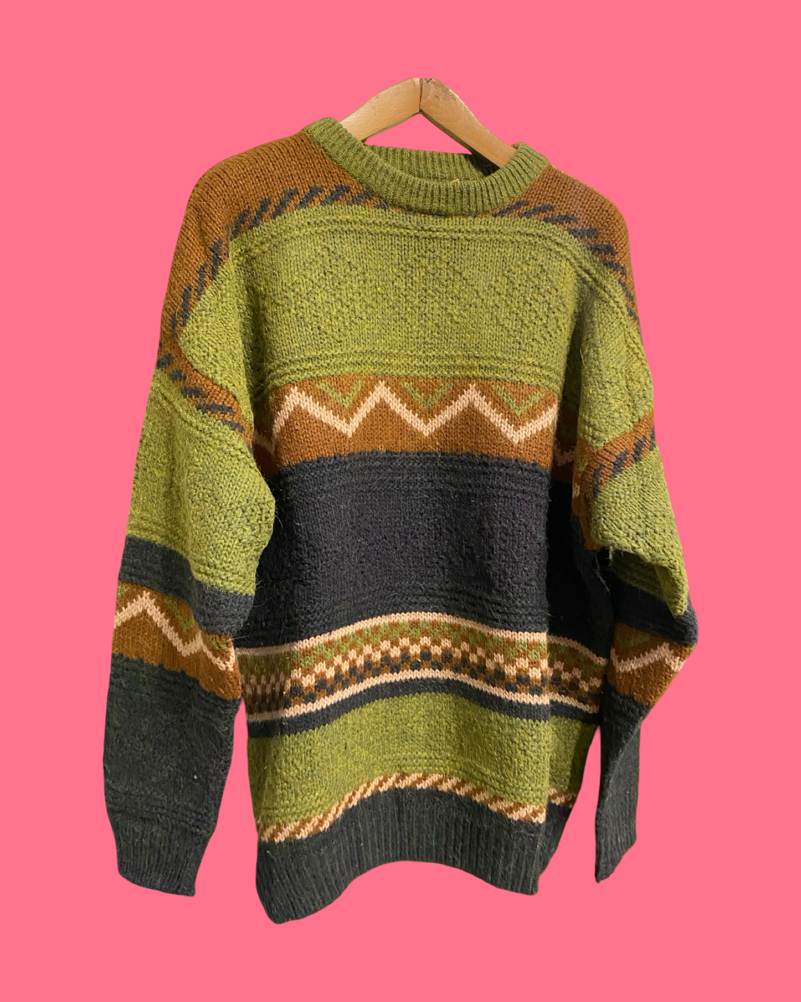 Vintage Multicolor Fantasy 90's Cardigan Unisex Size XXL