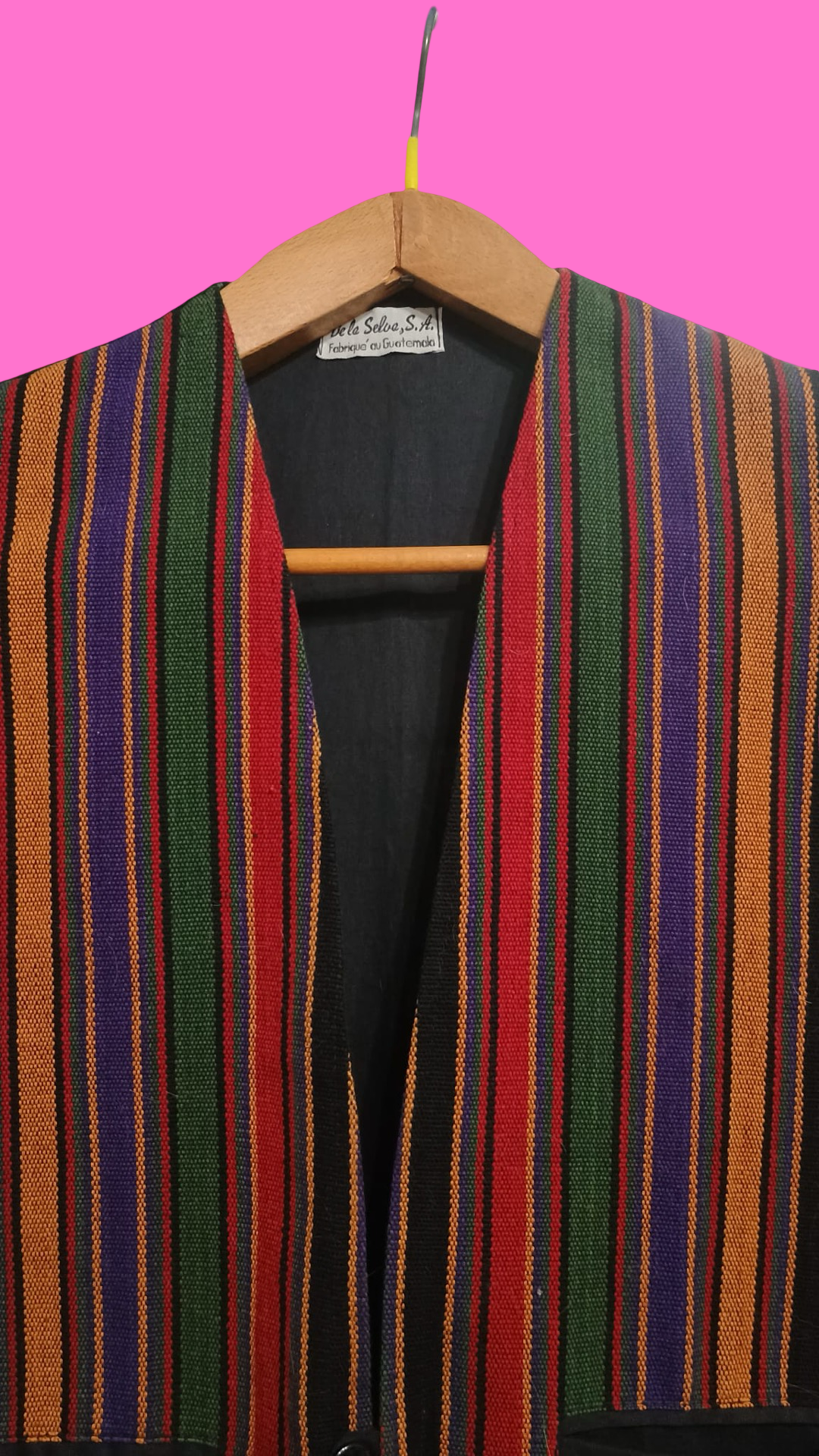 Vintage Green 90's Camoscio Gilet Unisex Size M