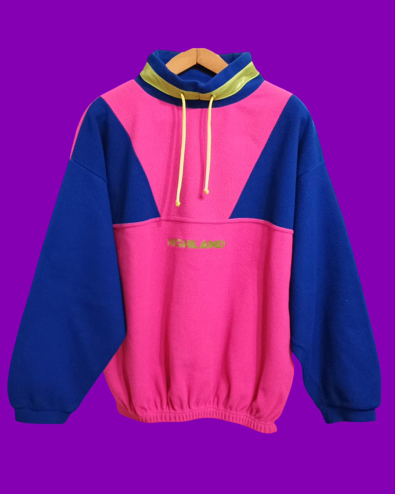 Vintage Multicolor Fantasy 90's Fleece Unisex Size L