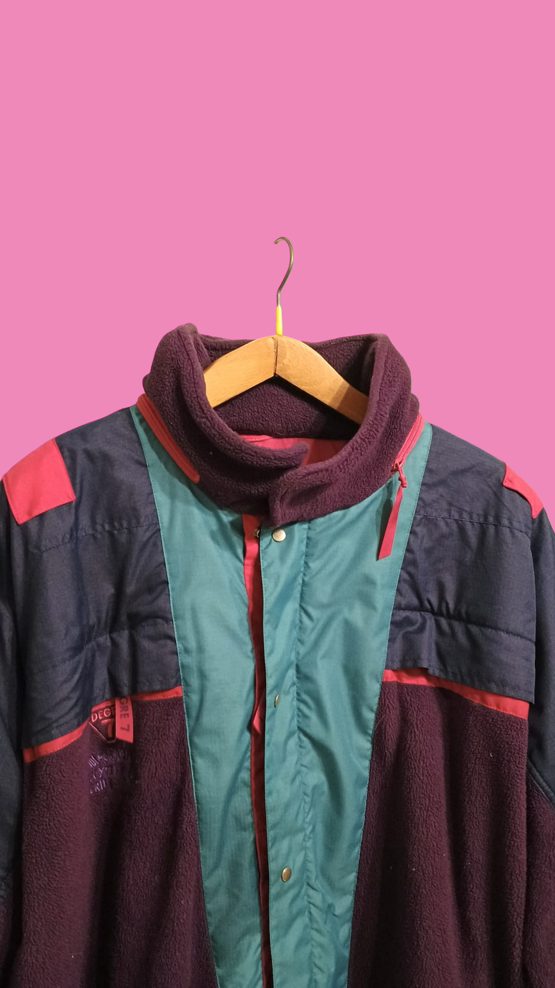 Vintage Multicolor Fantasy 90's Fleece Jacket Unisex Size XXL