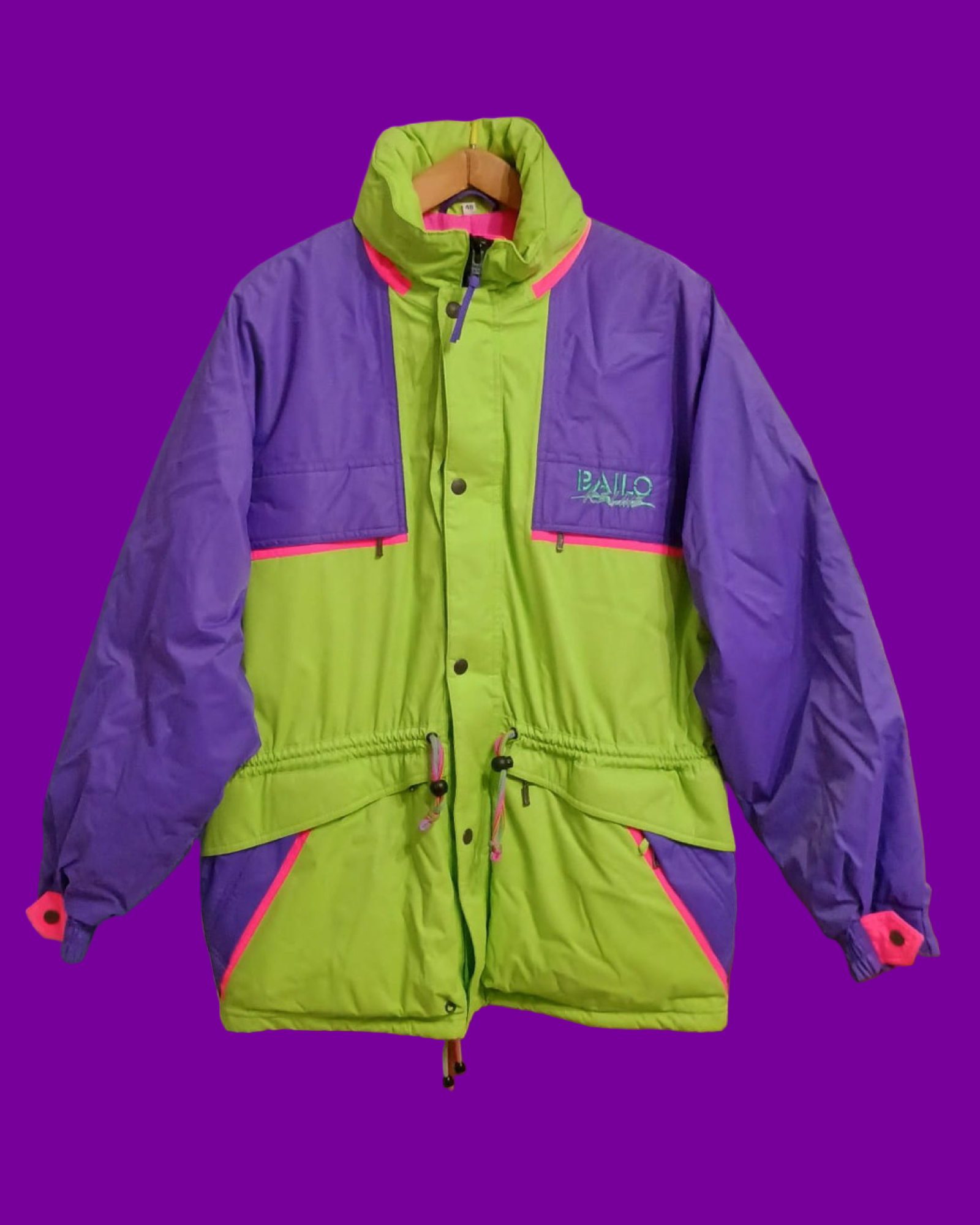 Vintage Multicolor Fantasy 90's Snow Jacket Unisex Size L