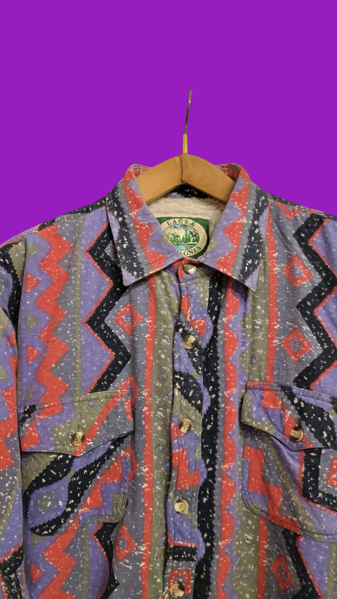 Vintage Multicolor Fantasy 90's Shirt Unisex Size XL
