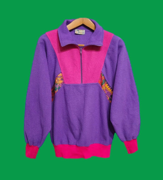 Pile Vintage Multicolor A Fantasia Anni 90 Unisex Size L