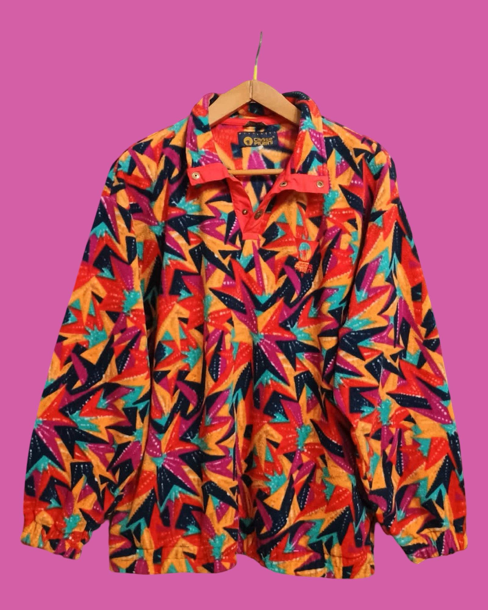 Vintage Multicolor Fantasy 90's Fleece Unisex Size XL