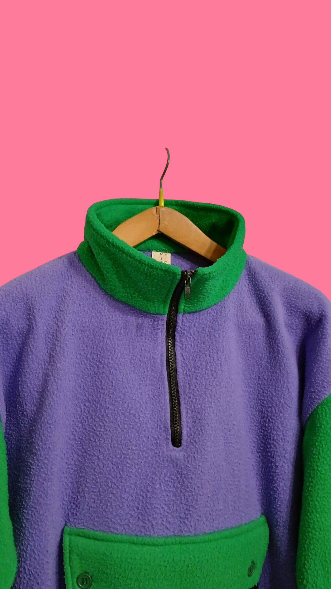 Vintage Multicolor Fantasy 90's Fleece Unisex Size M
