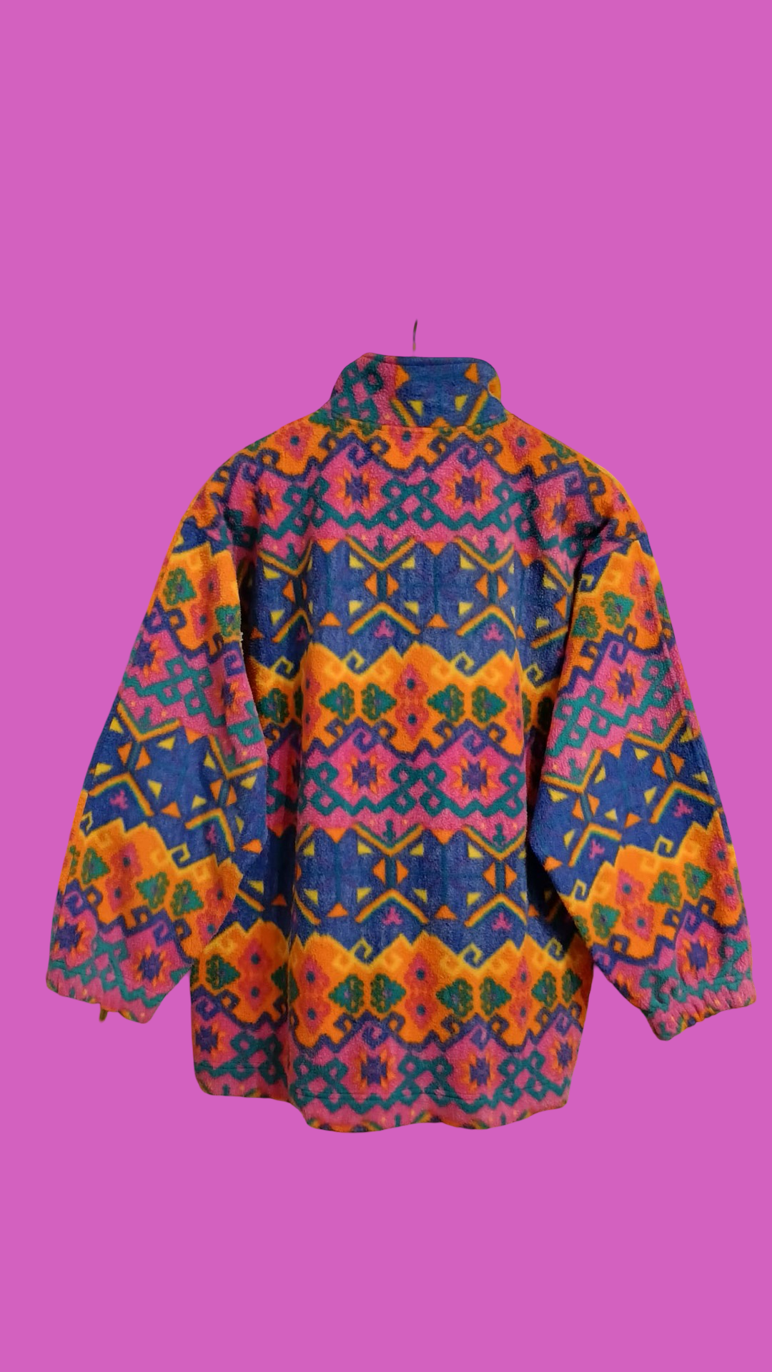 Vintage Multicolor Fantasy 90's Fleece Unisex Size L