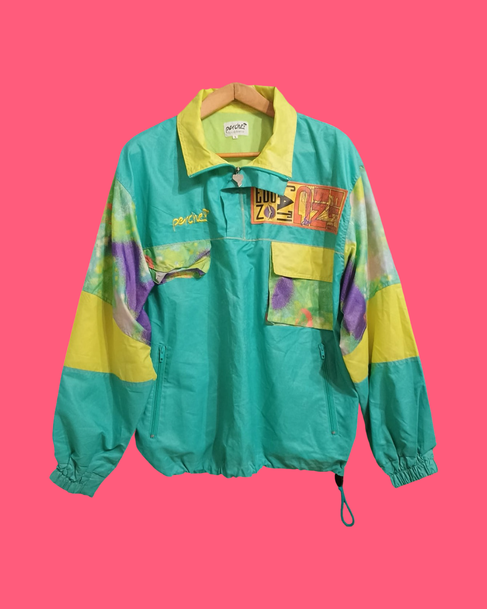 Vintage Multicolor Fantasy 90's Sweatshirt Unisex Size L