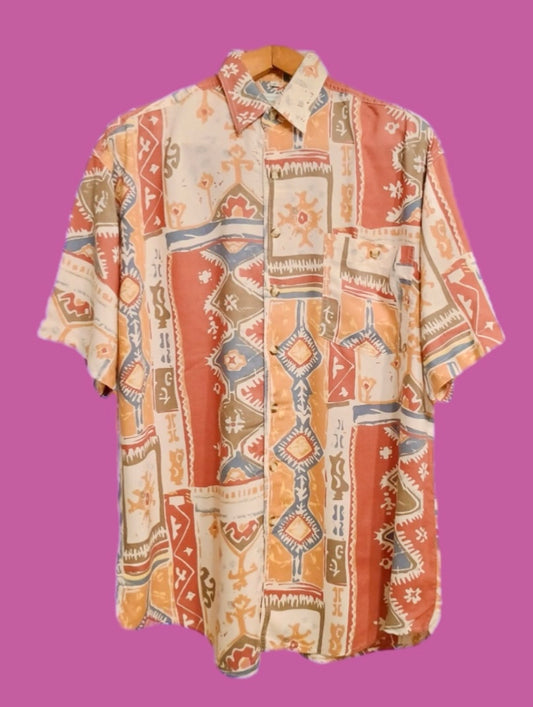 Vintage Multicolor Fantasy 90's Shirt Unisex Size M