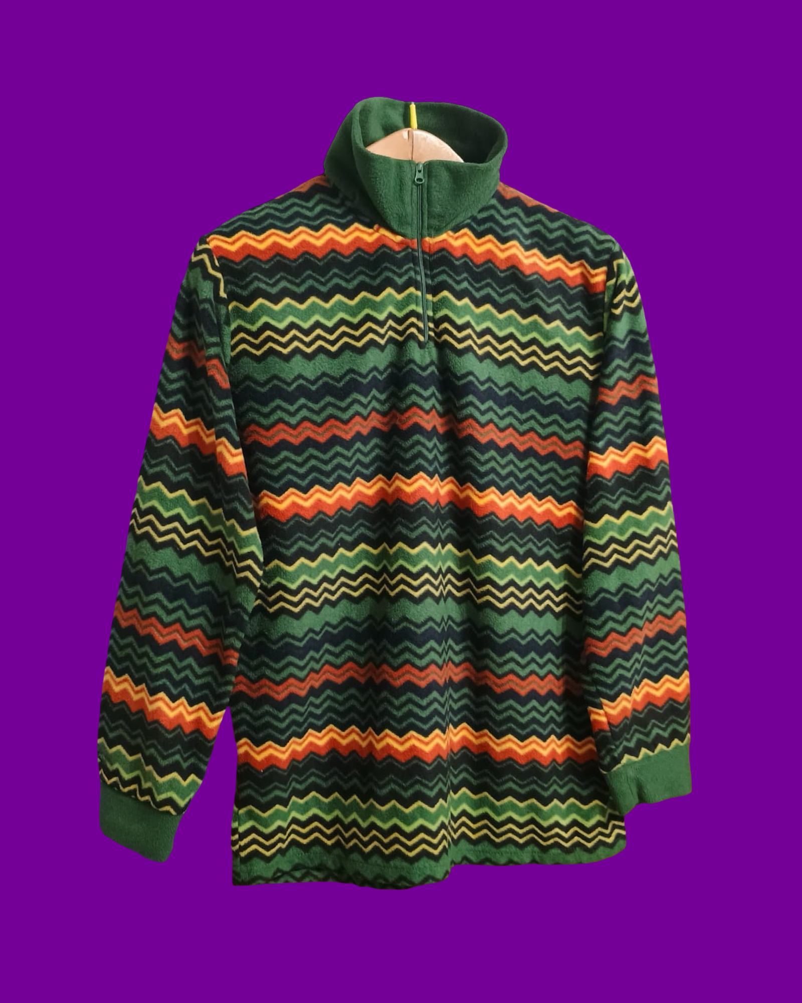 Vintage Multicolor Fantasy 90's Fleece Unisex Size M