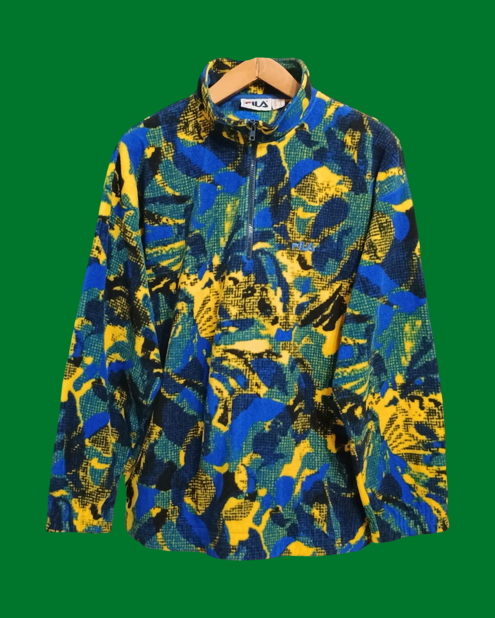 Vintage Multicolor Fantasy 90's Fila Fleece Unisex Size XL